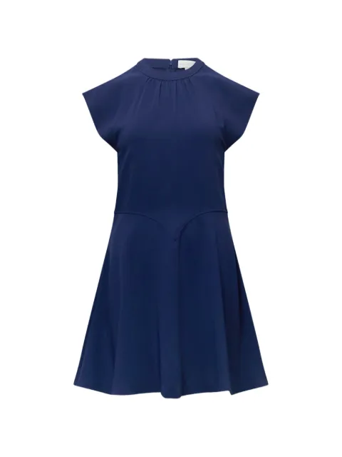 Stella McCartney gathered dress Blue PS266A06323DU3004022