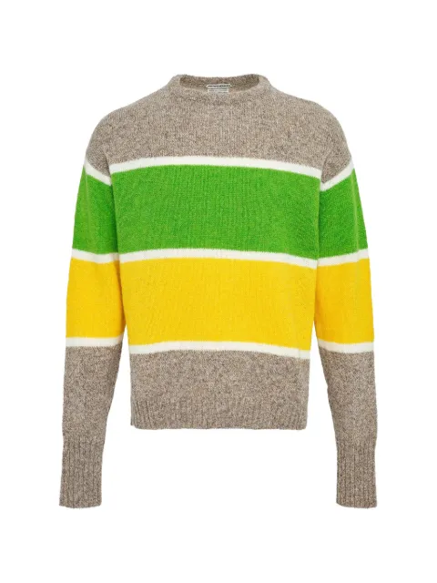 JW Anderson stripe crew-neck sweater Neutrals KW1420YN0449