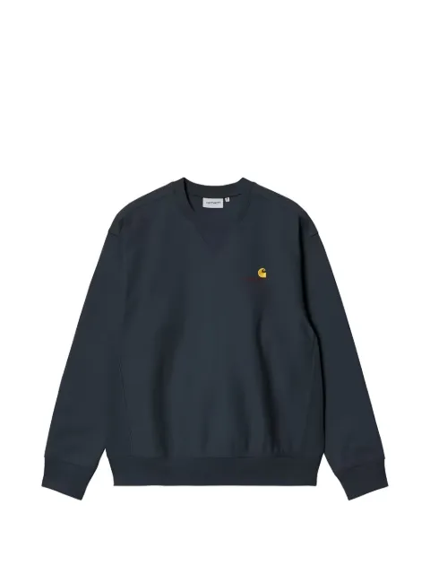 Carhartt WIP American Script logo sweatshirt Blue I025475