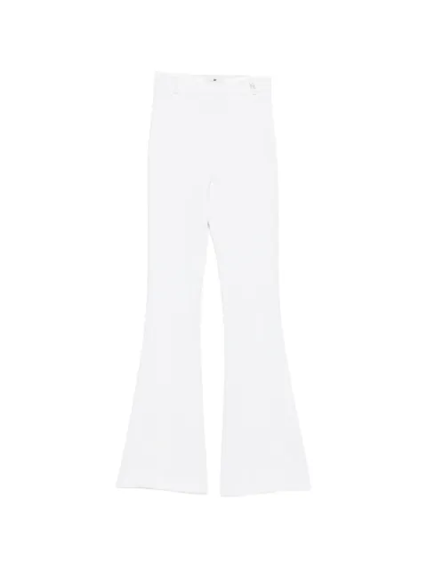 Elisabetta Franchi belt flared trousers White PA16961E2