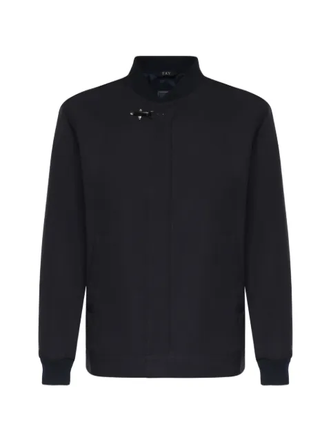 Fay toggle-fastening jacket Blue NAM12520380ZAV