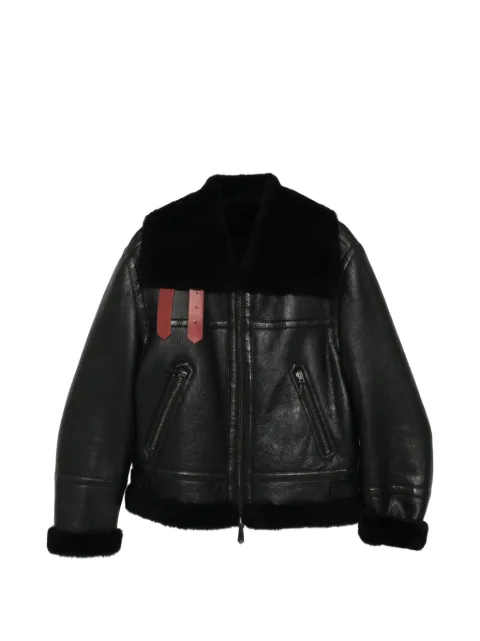 Bally shearling belt jacket Black M3PE427L4S0396240024