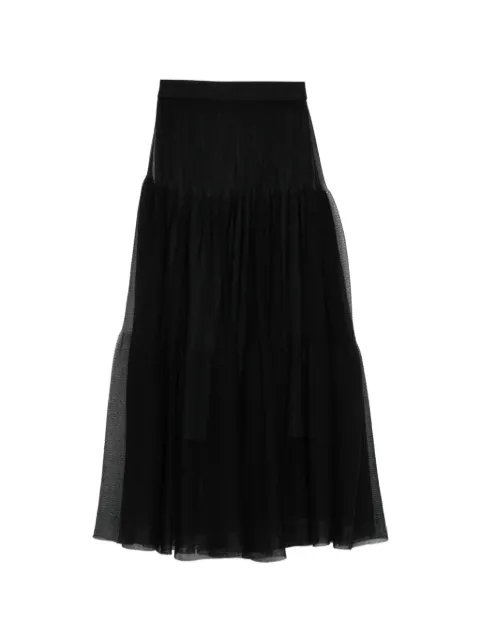 CFCL tiered midi skirt Black CF011KG041GP00