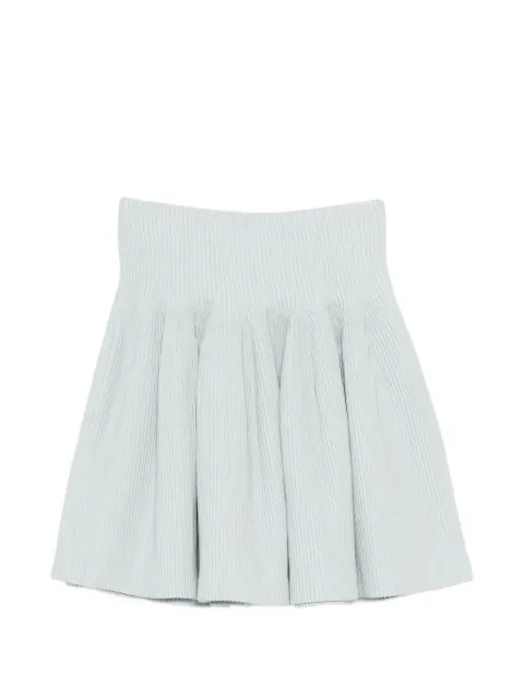 CFCL Hypha glitter pleated mini skirt Blue CF011KG177GP00