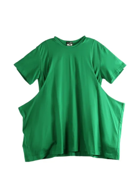 Comme des Garçons Homme Plus cut-out T-shirt Green PQT031
