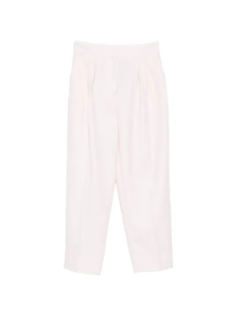 TWINSET cool wool cropped trousers Pink 261TP2181