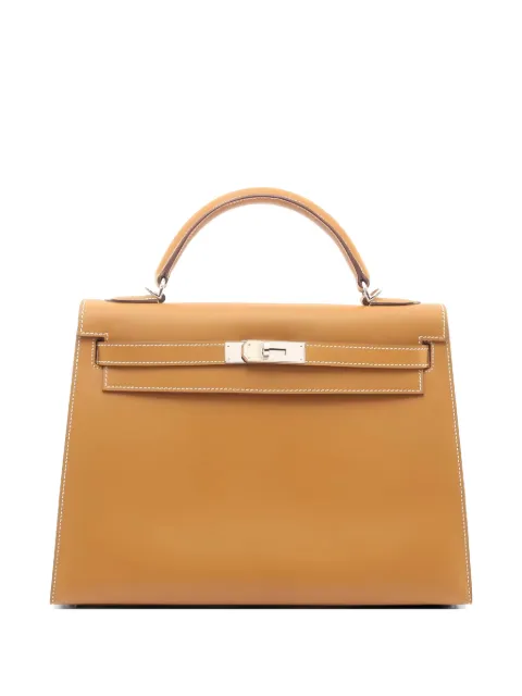 Hermès Pre-Owned 2005 32 Kelly leather handbag Brown 1047892IINSQUARE