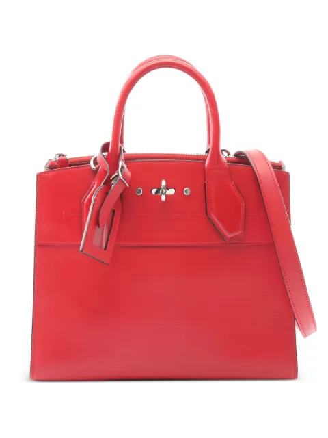 Louis Vuitton Pre-Owned 2016 PM City Steamer tote bag Red 1046832FO0196