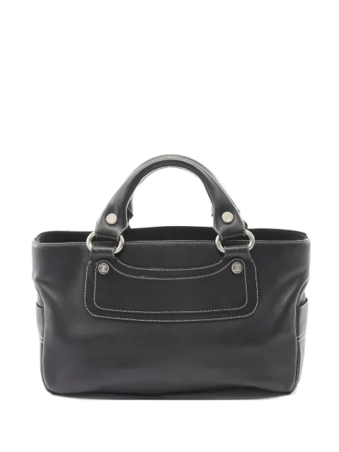 Celine Pre-Owned 2000s Boogie leather handbag Black 1047731