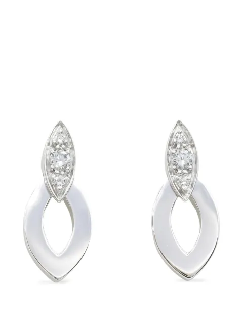 Cartier 2010s Diadea diamond earrings Silver 1046188