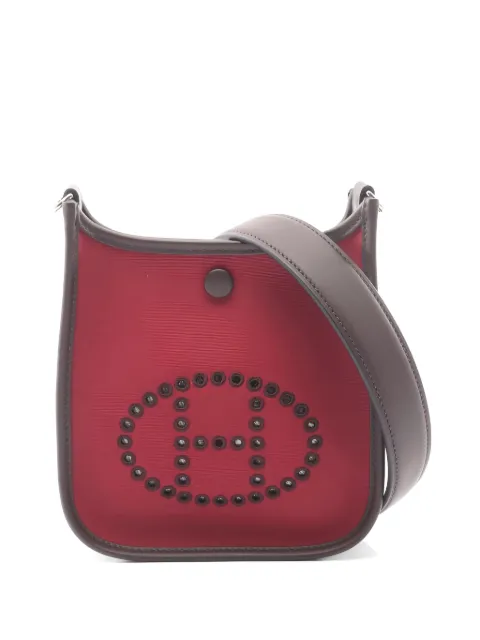 Hermès Pre-Owned 2024 Neo Evelyne TPM shoulder bag Red 1046683W