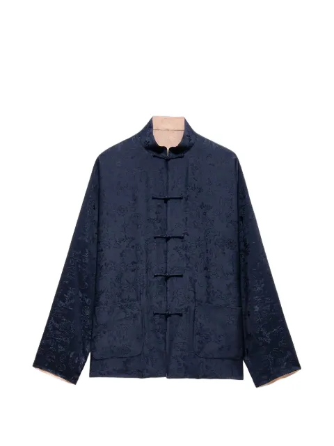Shanghai Tang reversible floral jacket Blue Z2MRJ225CW