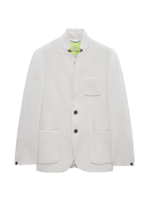 Shanghai Tang herringbone-pocket jacket Neutrals Z2MRJ216AJ