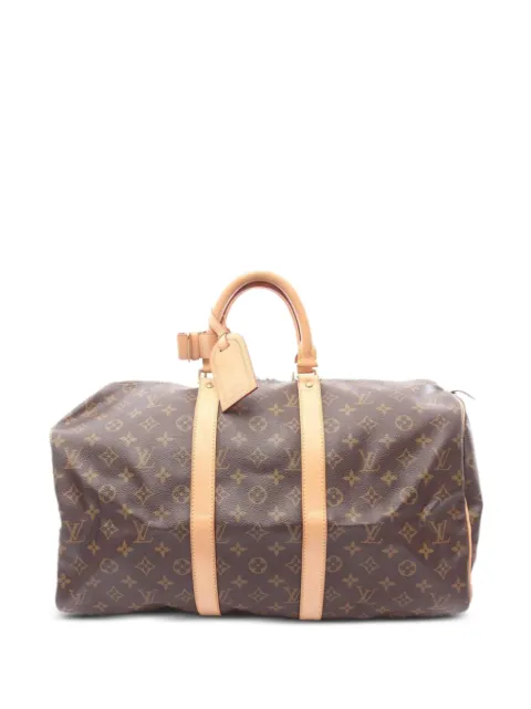 Louis Vuitton Pre-Owned 2003 45 Keepall monogram leather boston bag Brown 1046805FL0013