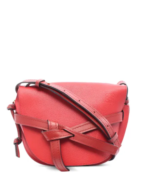 Loewe Pre-Owned 2010s small Gate leather shoulder bag Red 1048212