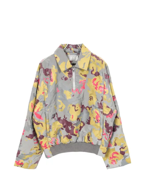 Christian Dior Pre-Owned × DUNCAN GRANT reflective camouflage jacket Grey 1037542