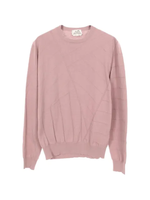 Hermès Pre-Owned 2010s crew-neck sweater Pink 1035282