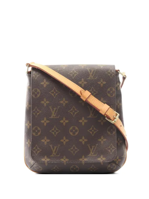 Louis Vuitton Pre-Owned 2000 small Musette Salsa monogram canvas leather-strap shoulder bag Brown 1048630SD0060