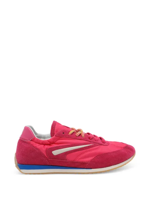 D.A.T.E. round toe suede sneakers Pink W441ABCOFX