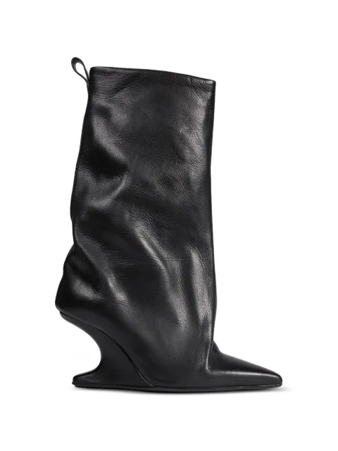 Rick Owens Cantilever sharp boots Black RP01F6872LCN09