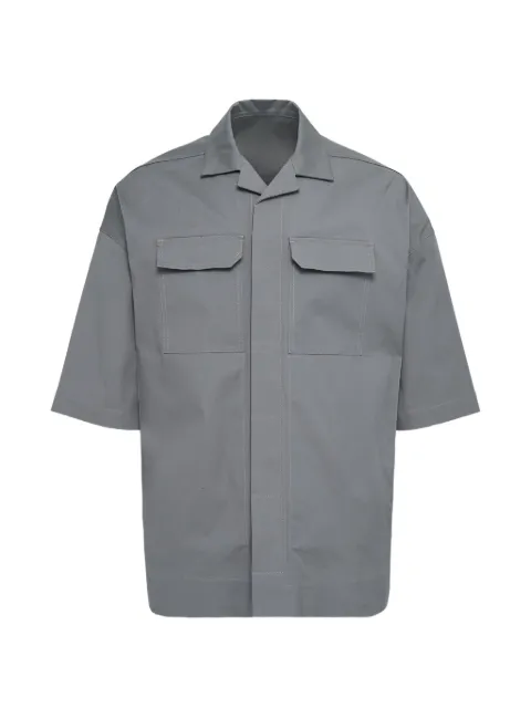 Rick Owens Magnum Tommy flap-pocket shirt Grey RU01F2298TE