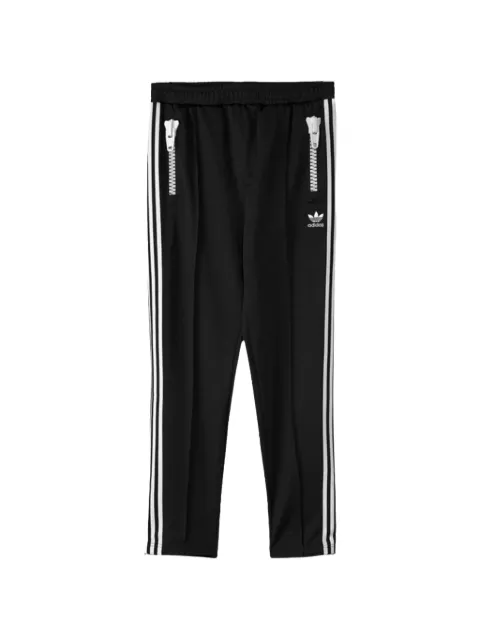 adidas zip-detail track pants Black HY1814