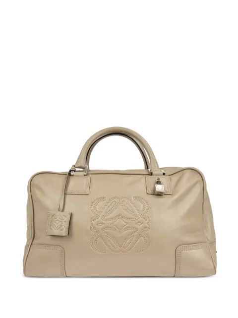 Loewe Pre-Owned 2008 top handle leather tote bag Neutrals 116958