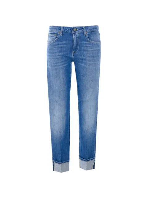 DONDUP logo-patch skinny jeans Blue DP801DSH365DMR5800