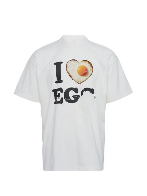 Doublet I Love Egg T-shirt White 26SS33CS428