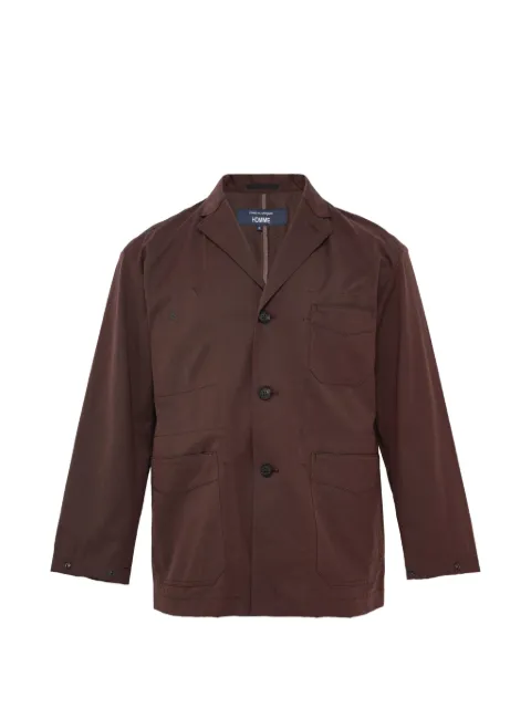 Comme des Garçons Homme buttoned pocket jacket Brown HQJ001