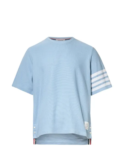 Thom Browne stripe-detail T-shirt Blue MJS296AJ0248