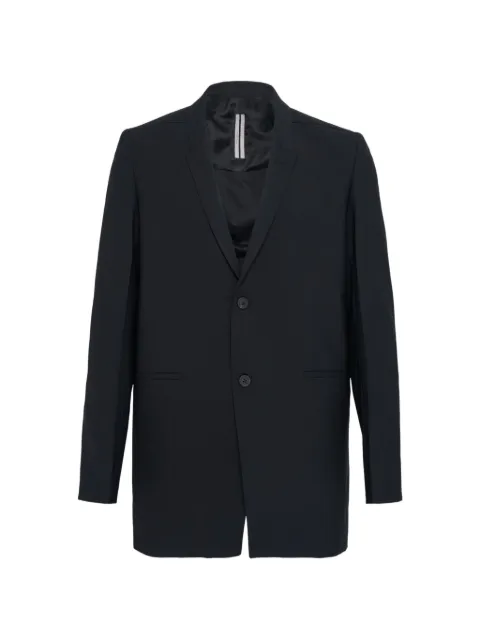 Rick Owens single-breasted blazer Black RU01F2721ZL