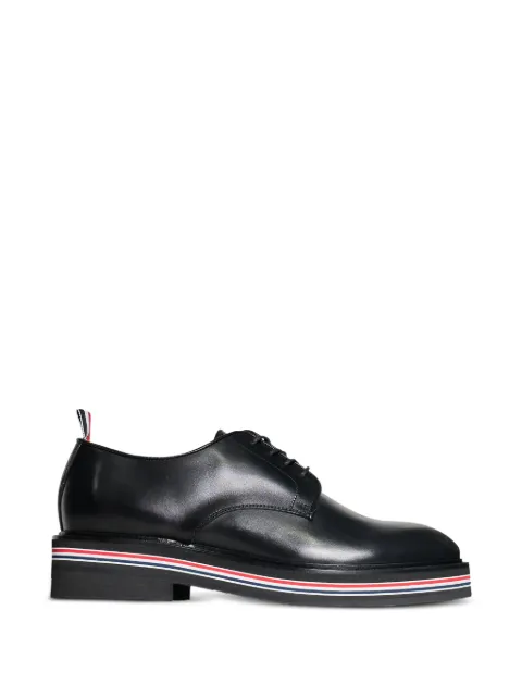 Thom Browne box calf rubber sole uniform shoes Black MFC012B06764