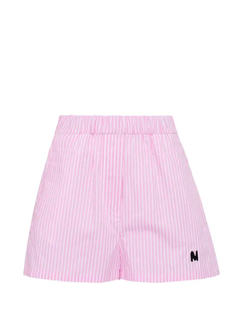 MSGM striped shorts Pink 4041MDB11X267129