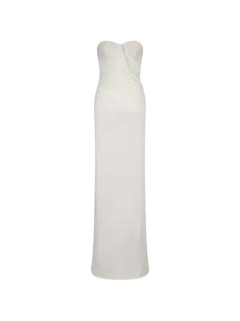 Blumarine strapless maxi dress White P622A748A