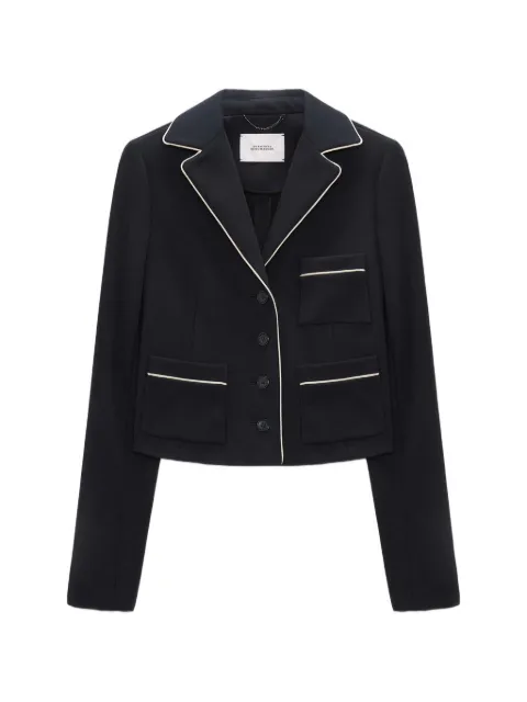 Dorothee Schumacher piped pocket jacket Blue 448002