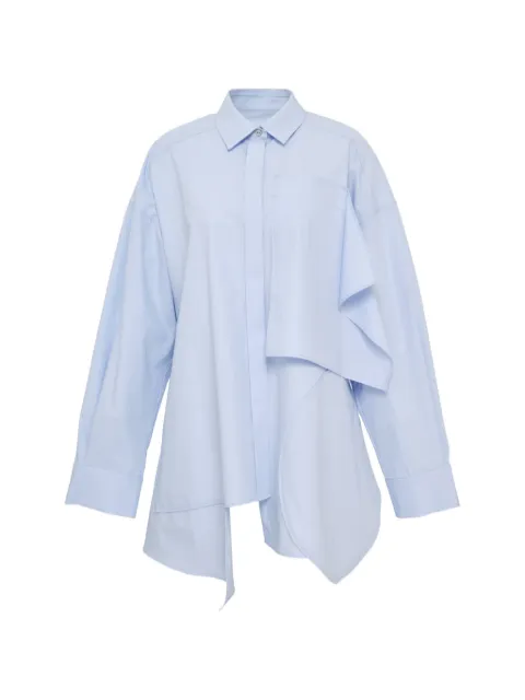Enföld asymmetric shirt Blue 300JS2300031