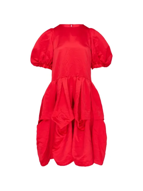 Comme Des Garçons Comme Des Garçons puff-sleeve tiered dress Red RQO003