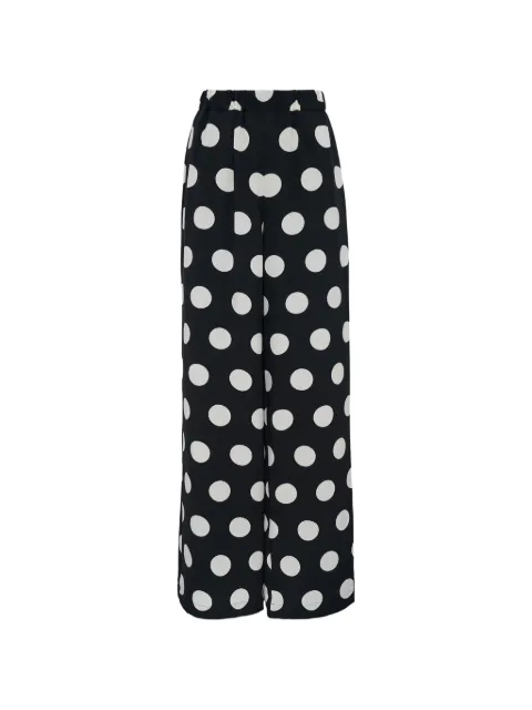 Junya Watanabe polka-dot trousers Black JQP026