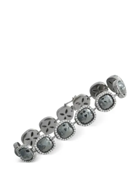 LB Exclusive white and black diamonds bracelet Black MF29012926