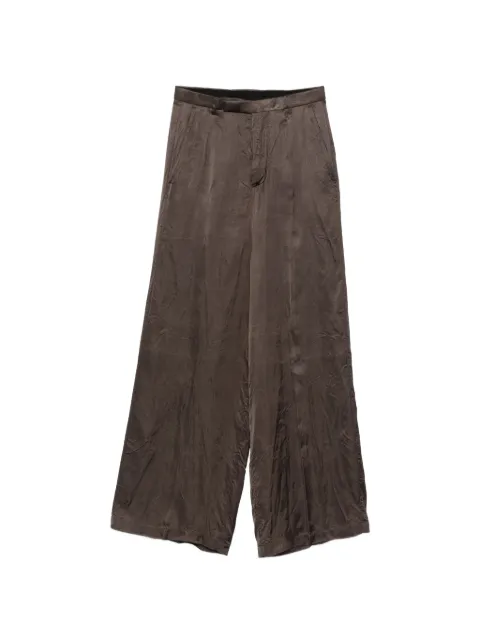 Rick Owens flared trousers Brown RP01F6363N