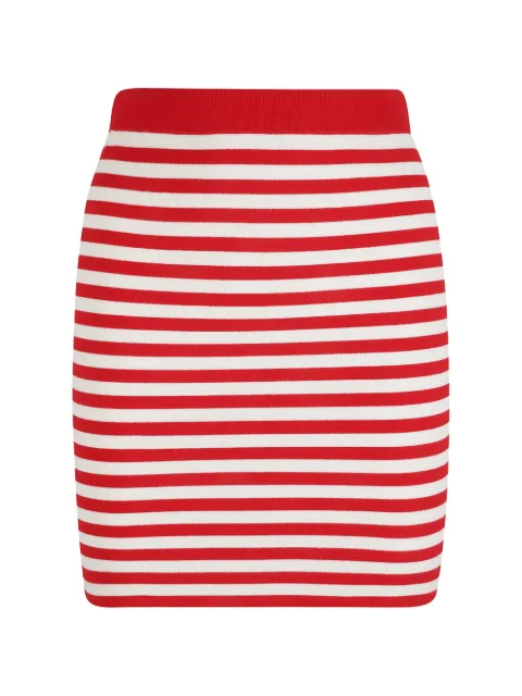 Max Mara striped mini skirt Red 2421306011600