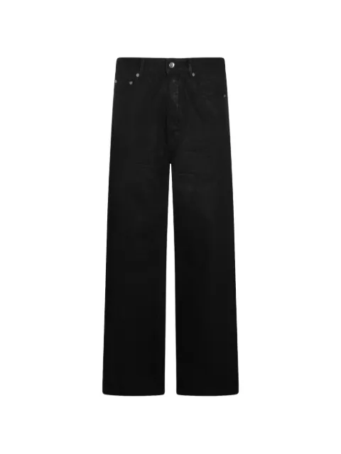 Rick Owens DRKSHDW black straight-leg jeans Black DU01F4351DBK