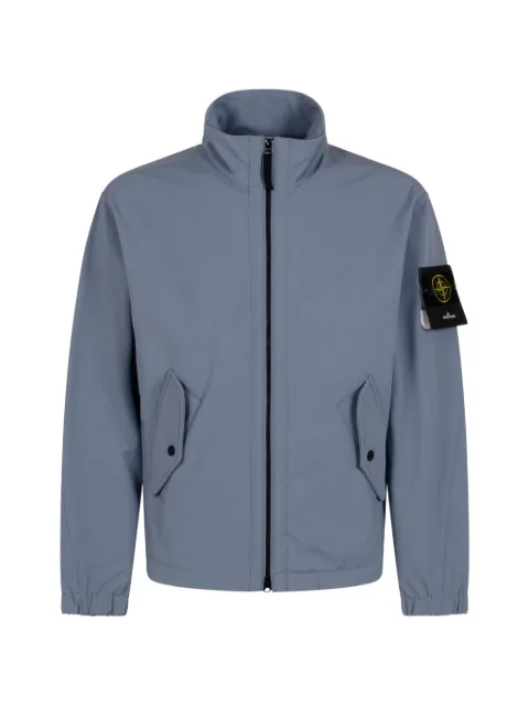 Stone Island 4100022 light Soft Shell-R E.Dye® technology in recycled polyester jacket Blue L1S154100022S0A22