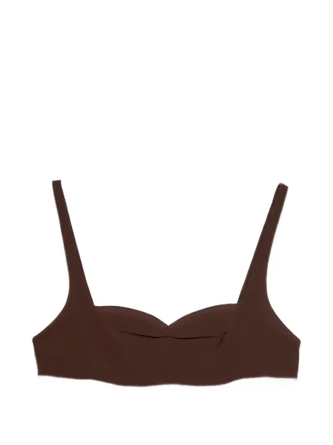 Prada crepe de chine top Brown TP6248SOOO12L0