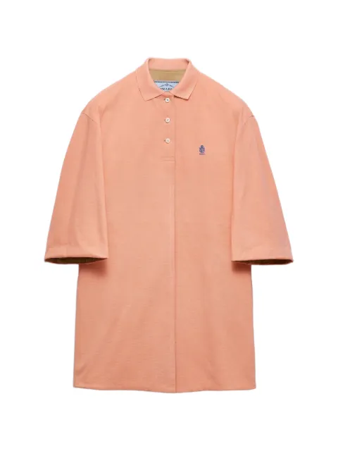Prada old piqué coat Orange 292372SOOO19QM