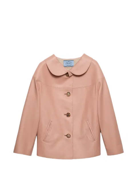 Prada nappa leather jacket Orange 58A277SOOO19QR