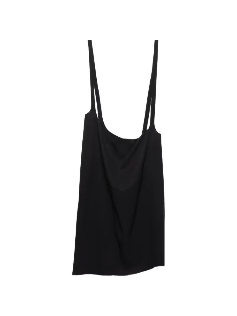 Prada crepe skirt with suspender straps Black P138ISOOO19OC