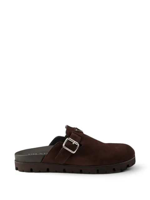 Prada suede mules Brown 2S3003FG000054