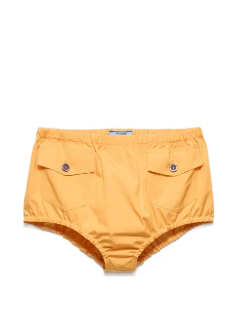 Prada poplin shorts Yellow SP6630SOOO1XV2